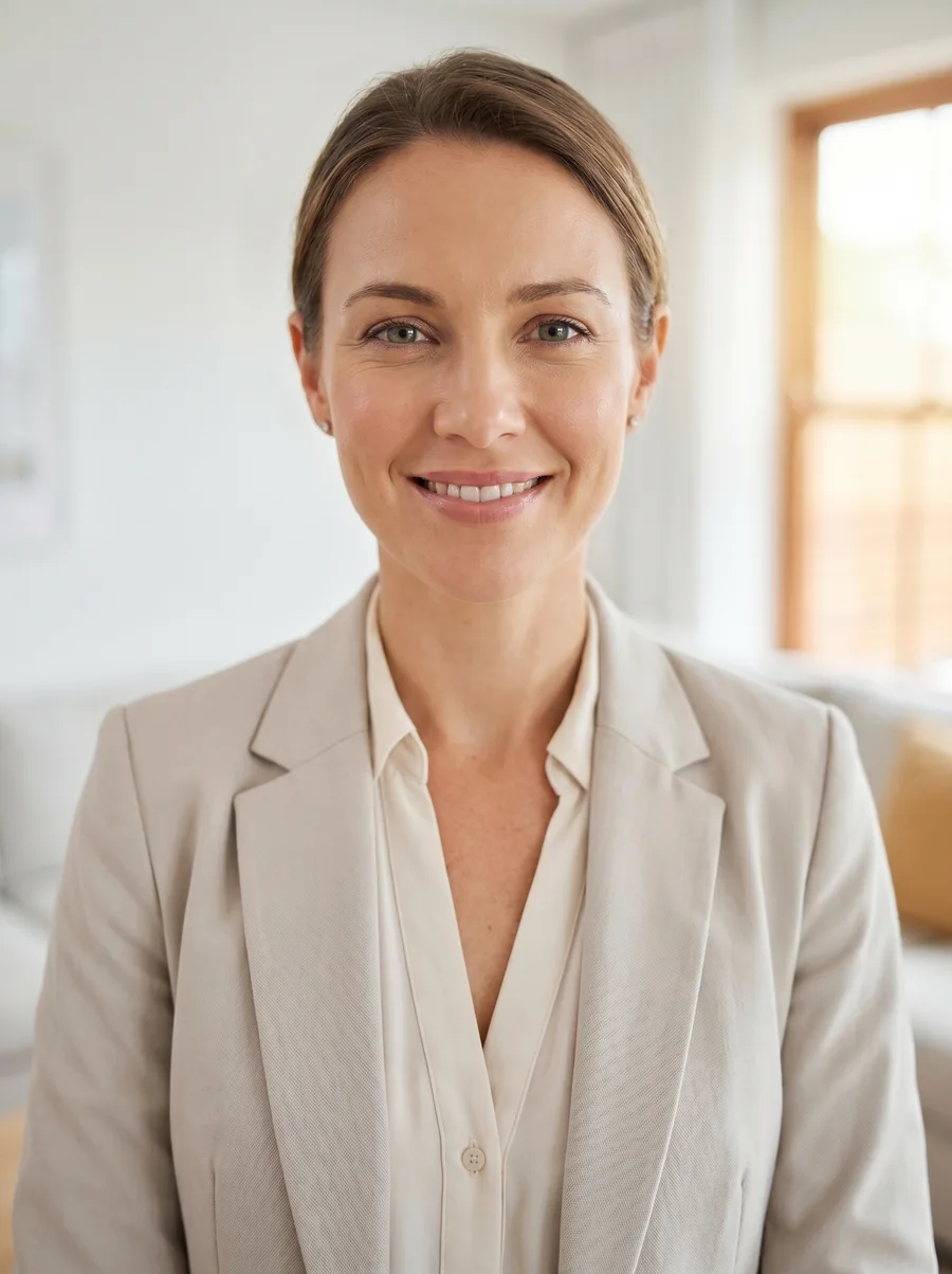 Real estate professional headshot example