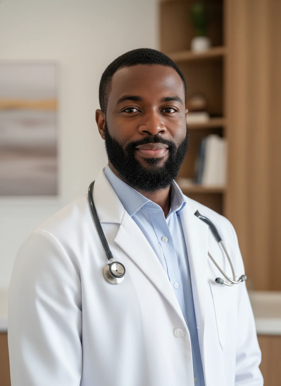 Doctors professional headshot example